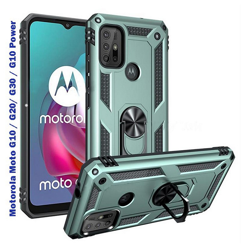 Чeхол-накладка BeCover Military для Motorola Moto G10/G10 Power/G20/G30 Dark Green (707107)