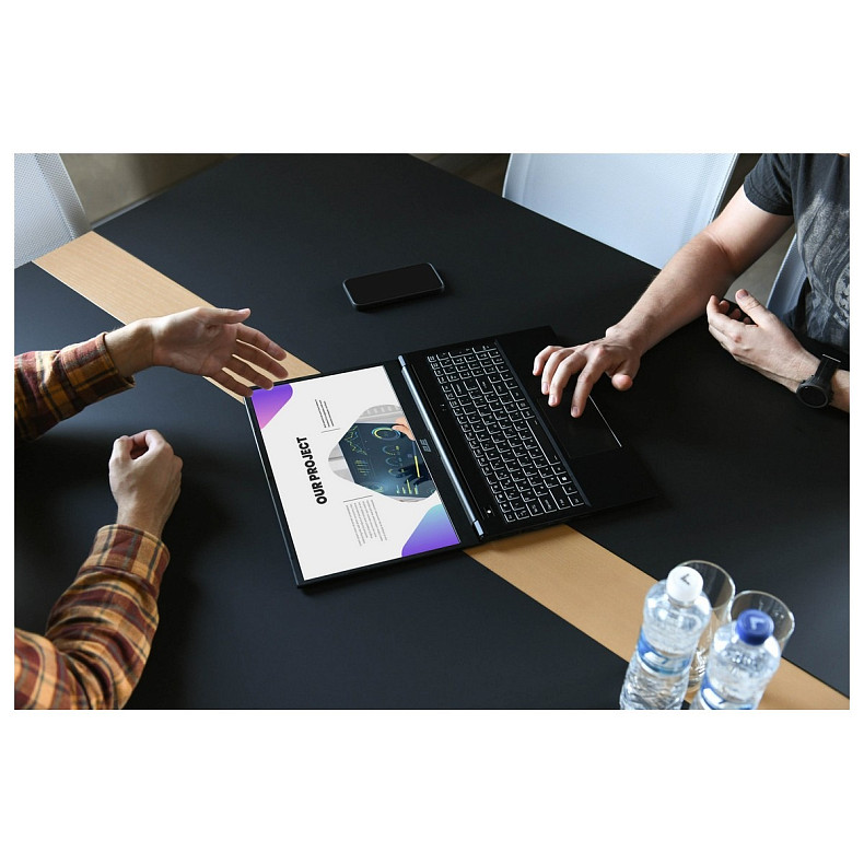 Ноутбук 2E Imaginary 15.6" FHD IPS AG, Intel i3-1215U, 8GB, F512GB, UMA, DOS, Черный