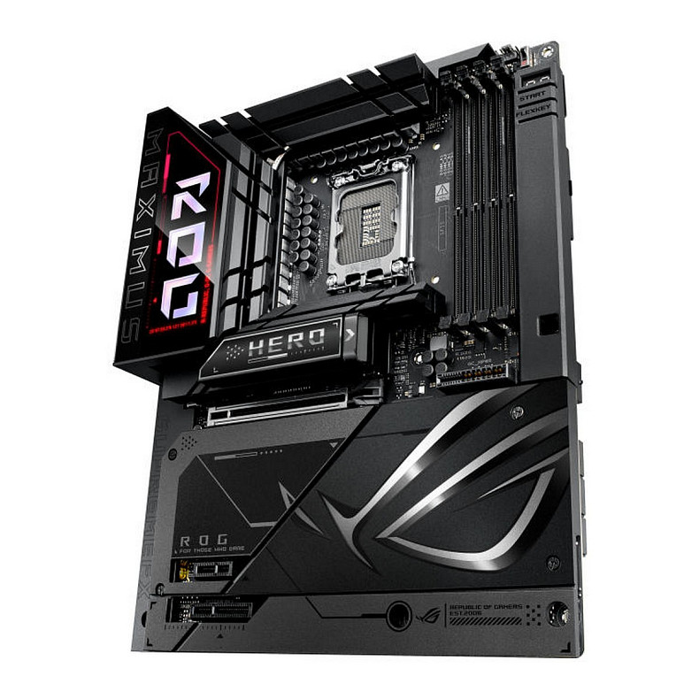 Материнская плата ASUS ROG MAXIMUS Z890 HERO BTF s1851 Z890 4xDDR5 M.2 Thunderbolt HDMI Wi-Fi BT ATX