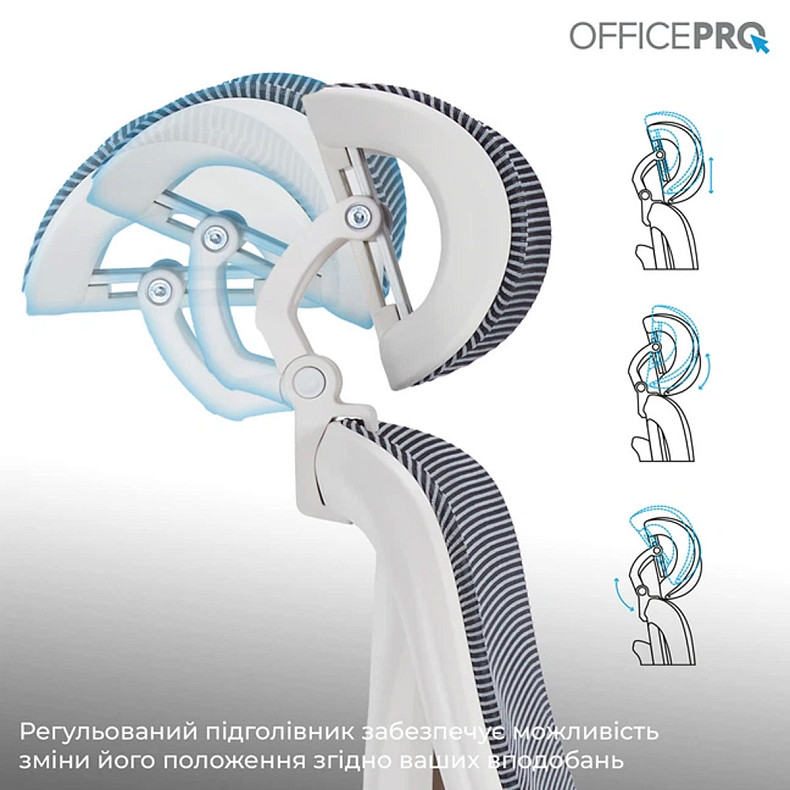 Офисное кресло Officepro Atlas OC630-W-DG-DG