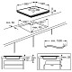 Варочная поверхность Electrolux индукционная, 60см, расширенная зона, датчик кипения, Hob2Hood, черный