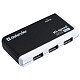 USB Hub Defender Quadro Infix 4-port USB2.0 пасивний, чорно-білий