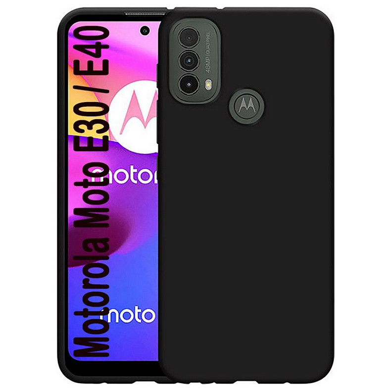 Чехол-накладка BeCover для Motorola Moto E30/E40 Black (707987)