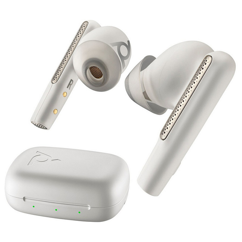 Навушники з мікрофоном Poly TWS Voyager Free 60 Earbuds + BT700A + BCHC White