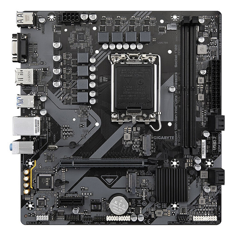 Материнська плата Gigabyte B760M E Socket 1700