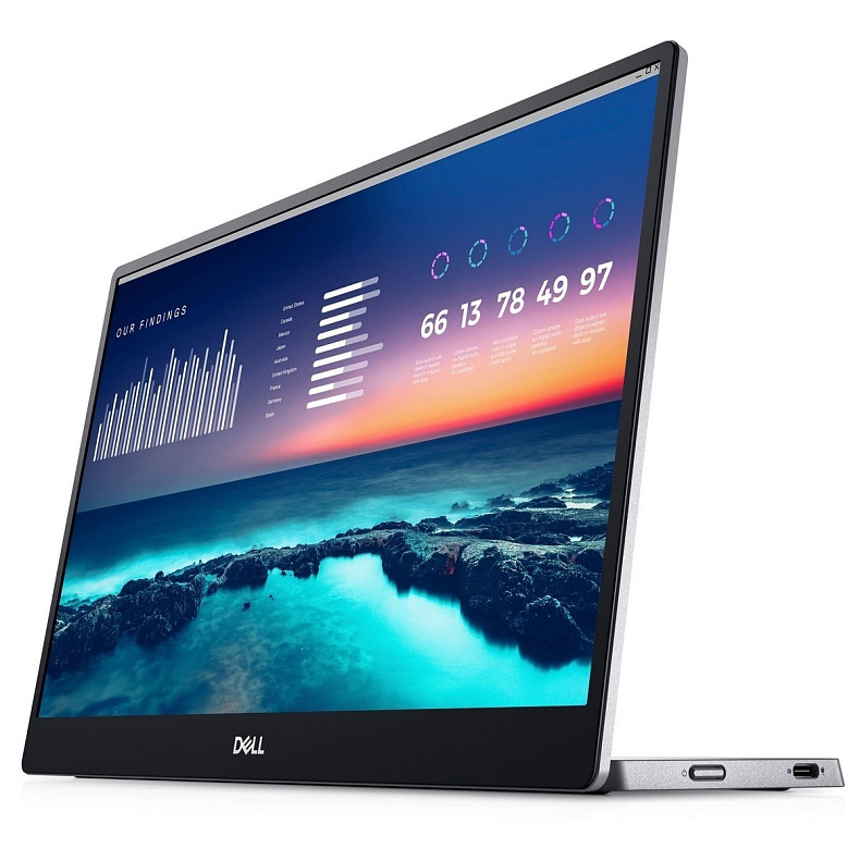 Монитор портативный DELL 14" P1424H 2xUSB-C, IPS