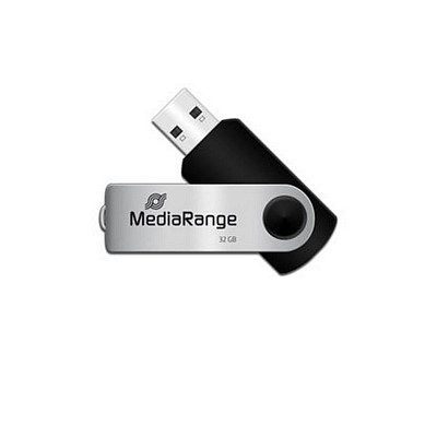 Флеш-накопитель MediaRange Black/Silver (MR911) USB2.0 32GB Type-C