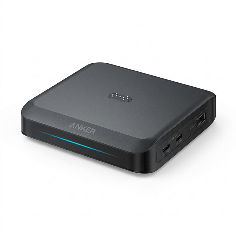 Зарядное устройство ANGER Charging Base for Anker Prime 150W, 2xUSB-C, 1x USB-A Black