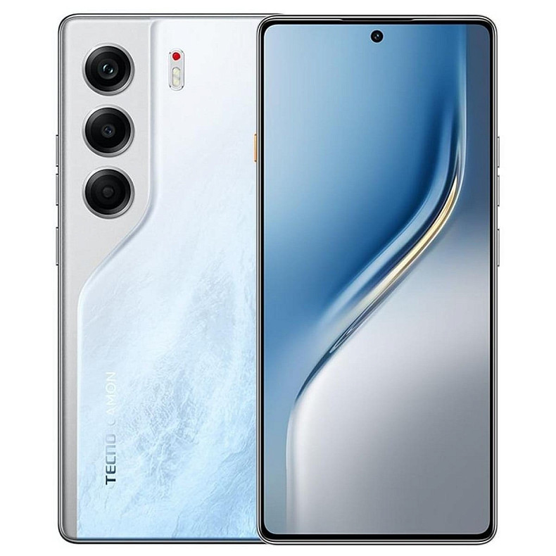 Смартфон Tecno Camon 40 (CM5) 8/256GB Glacier White (4894947069246)