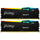 ОЗУ DDR5 2x8GB/5200 Kingston Fury Beast RGB Black (KF552C36BBEAK2-16)