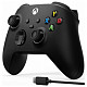Геймпад Microsoft Xbox Series X S Wireless Controller Carbon Black + USB Cable (XOA-0010, 1V8-00001, 1V8-00002)