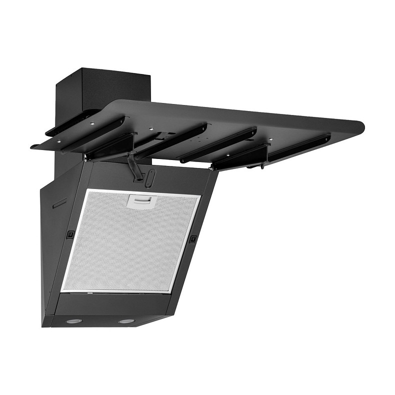 Витяжка Ardesto похила, 60см, 900м3ч, скло, 2х1Вт LED, сенсор, чорний