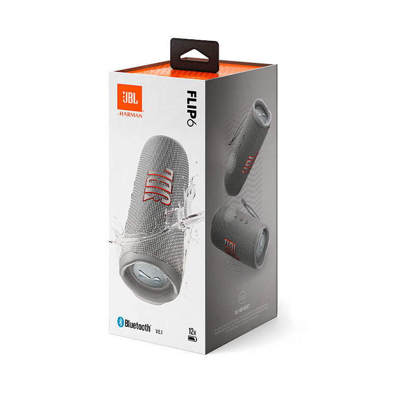 Акустика JBL Flip 6 Grey (JBLFLIP6GREY)