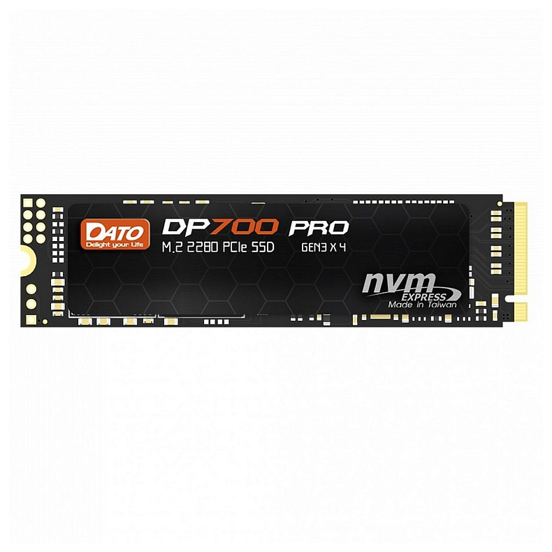 SSD диск 512GB Dato DP700 Pro M.2 2280 PCIe 3.0 x4 NVMe 3D NAND (DP700PSSD-512GB)