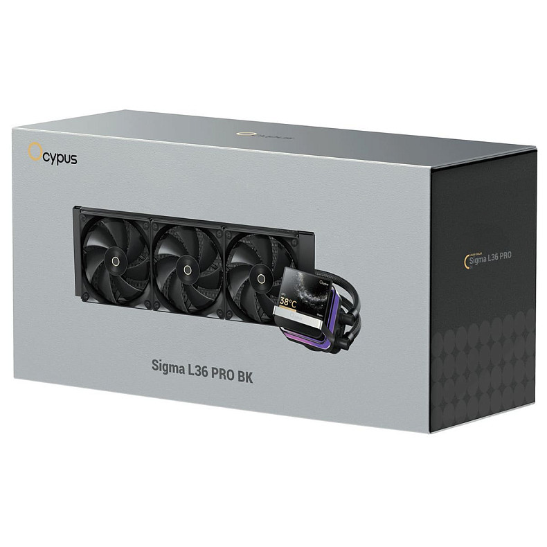 Система рідинного охолодження Ocypus SIGMA L36 PRO BK (SIGMA-L36-BK3ANWL00P-GL)