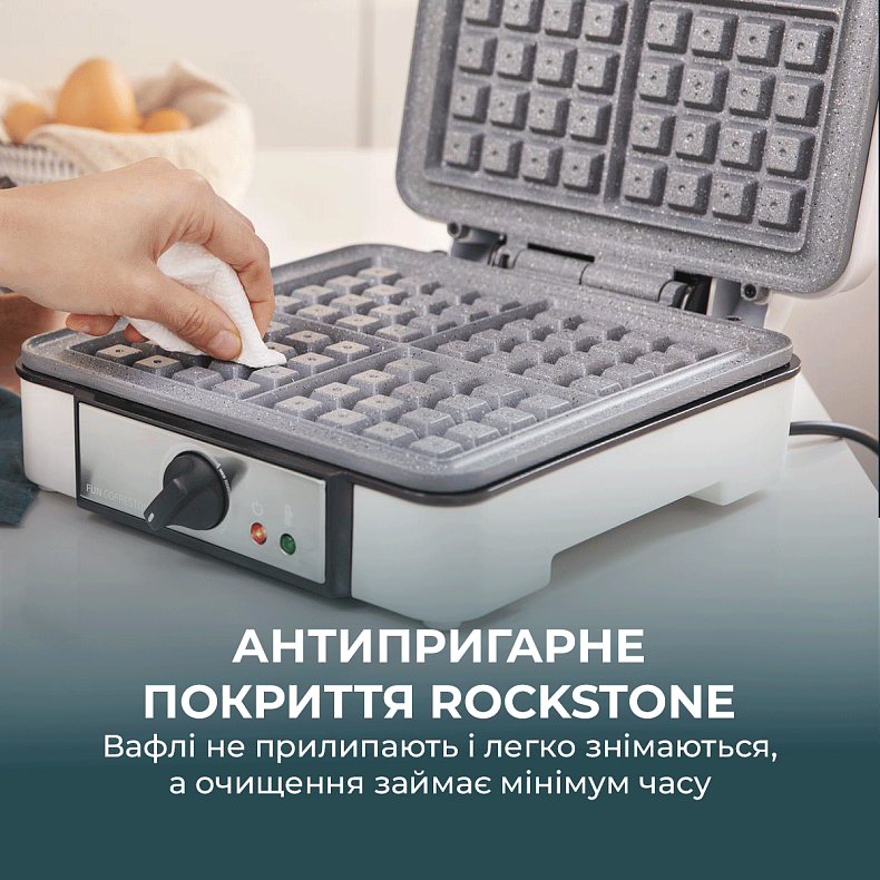 Вафельница CECOTEC Fun Gofrestone 4Inox
