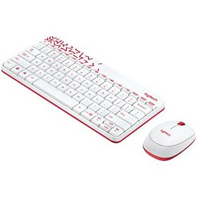 Комплект (Клавіатура, Миша) бездротовий Logitech MK240 White USB (920-008212)