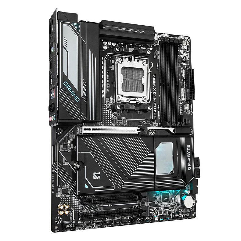 Материнська плата GIGABYTE B850 GAMING X WIFI6E sAM5 B850 4xDDR5 M.2 Wi-Fi BT HDMI DP ATX