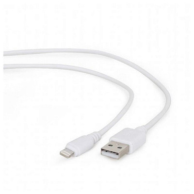 Кабель Cablexpert (CC-USB2-AMLM-W-0.5M), USB2.0 BM - Lightning, 0.5м, белый