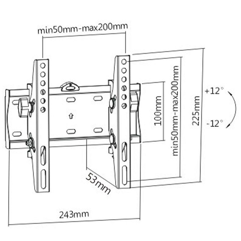 Кріплення для TV Gembird WM-42T-02