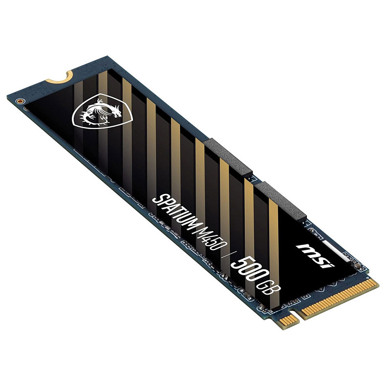 SSD диск MSI Spatium M450 500GB M.2 2280 PCIe 4.0 x4 NVMe 3D NAND TLC (S78-440K220-P83)