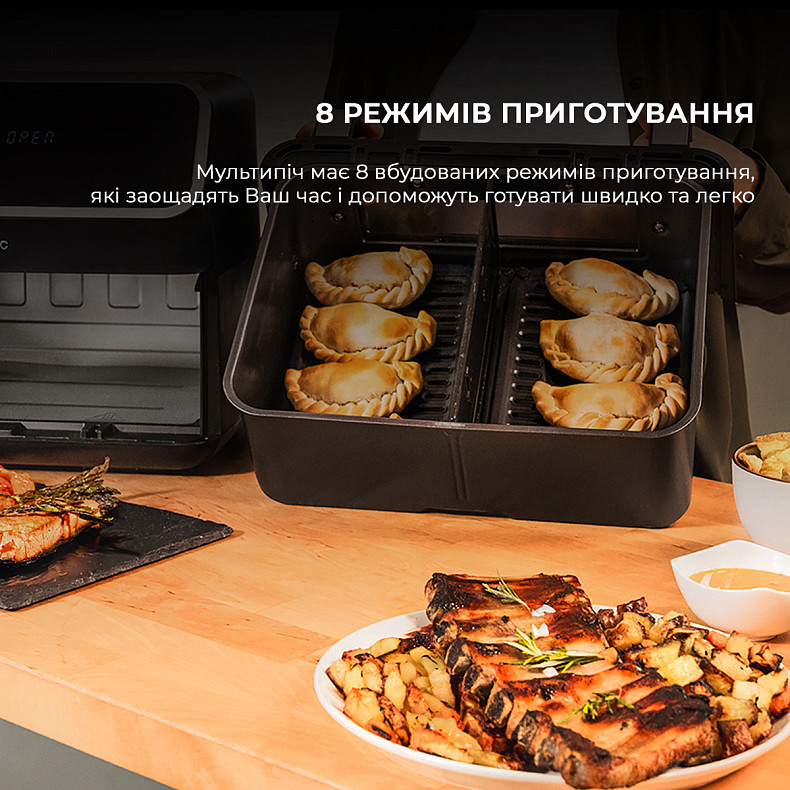 Мультипечь (аэрогриль-фритюрница) CECOTEC Cecofry Panoramic 9000