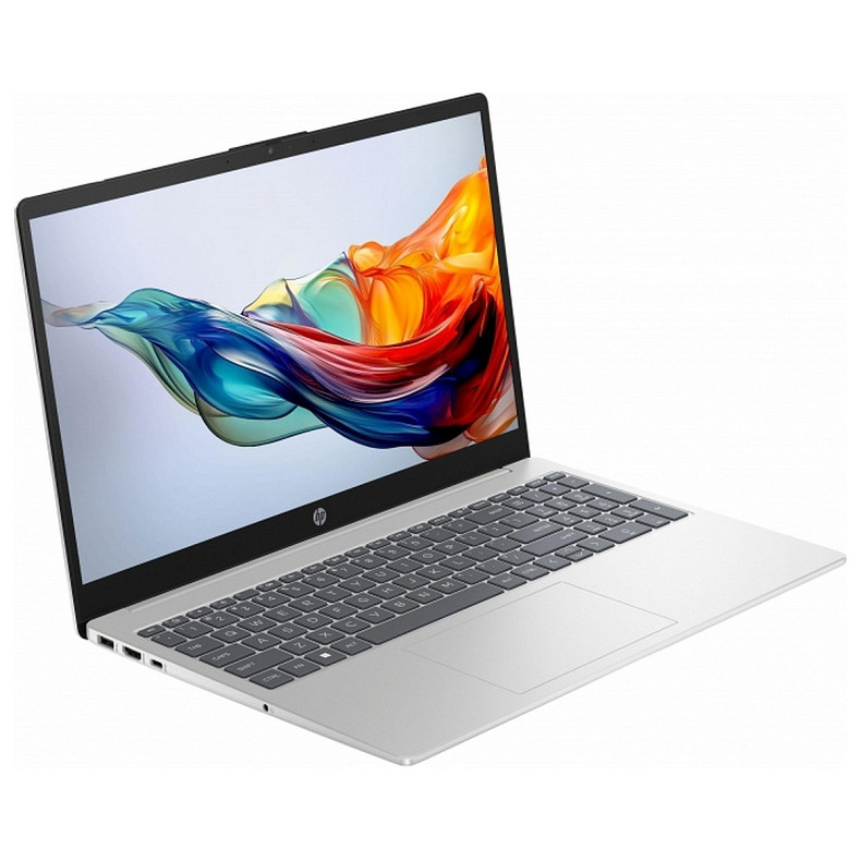 Ноутбук HP 15-fc0175ru 15.6" FHD IPS AG, AMD R5-5625U, 16GB, F512GB, UMA, DOS, серебристый