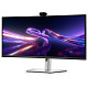 Монитор DELL 34" P3426WEV HDMI, DP, USB-C, RJ-45, IPS, 3440x1440, 21:9, 100Hz, sRGB 99%, CURVED, HAS