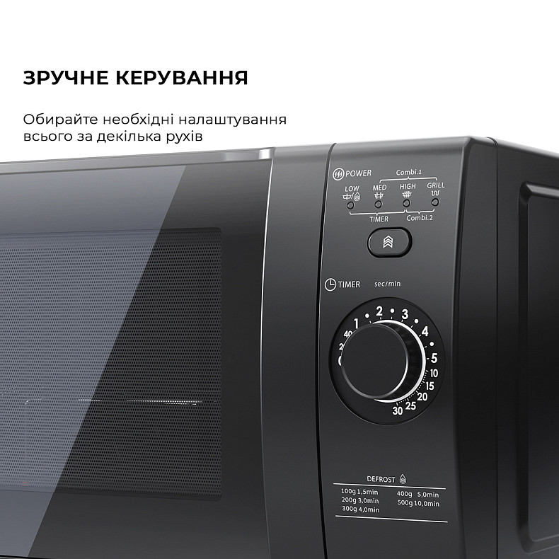 Микроволновая печь SHARP YC-GG02E-B (F00240102)