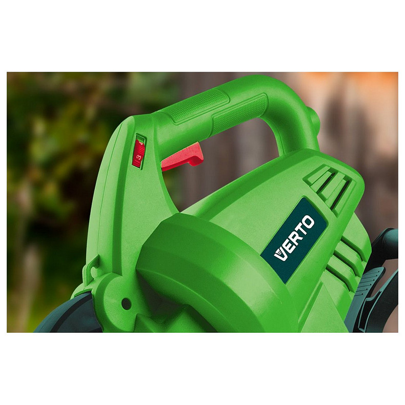 Повітродув-пилосос садовий Verto 2800Вт 3в1 275км/год мішок 40л 4кг