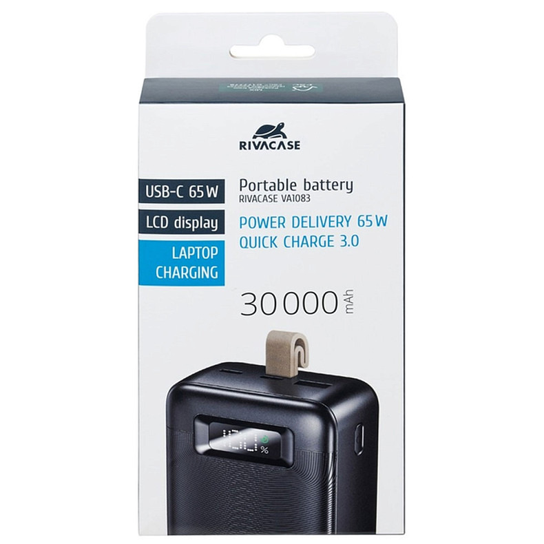 Универсальная мобильная батарея RIVACASE 30000 mA VA1083 (Black)