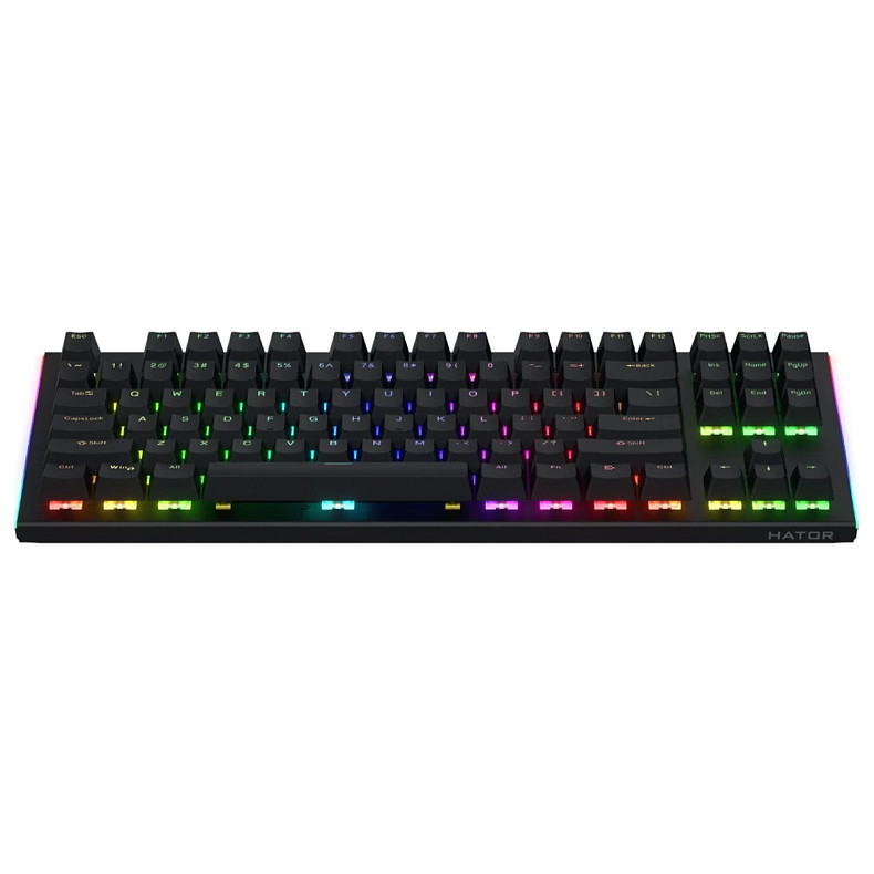 Клавіатура HATOR Gravity X TKL orange (HTK550) black, US Layout