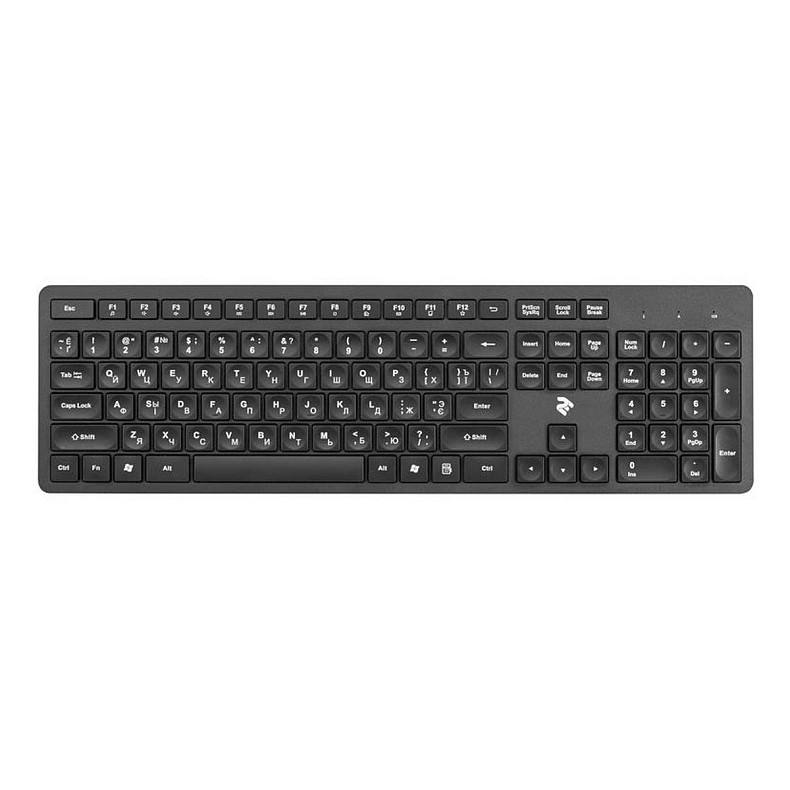 Комплект бездротовий (клавіатура, миша) 2E MK420 Black (2E-MK420WB)