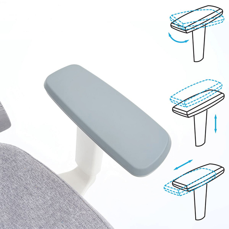 Крісло офісне OfficePro Elegant OC600-W-LG-LG