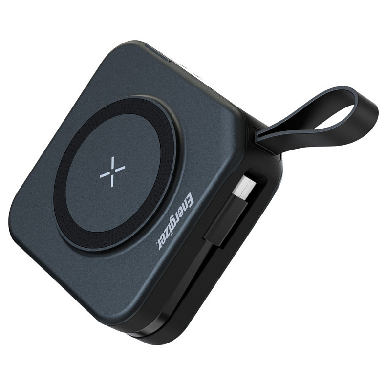 УМБ Energizer Magnetic Wireless 10000mAh 20W PD,AC зарядка,QI-15W, built-in USB-C,USB-А,USB-C In/Out