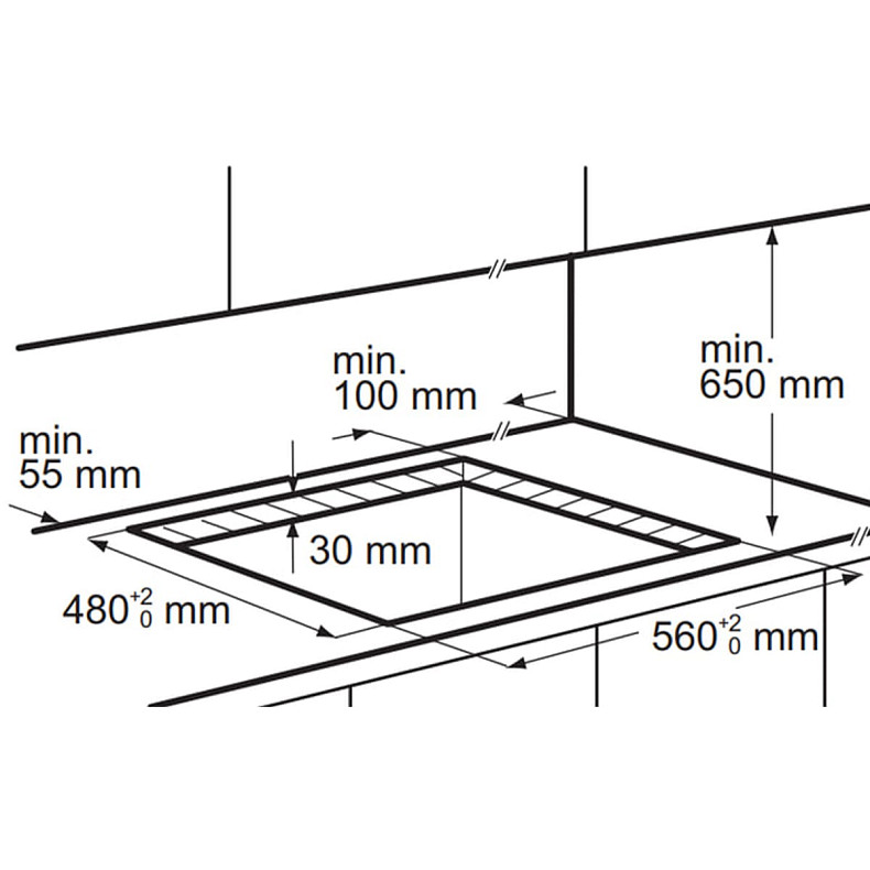 Варочная поверхность газовая Electrolux KGS6436K