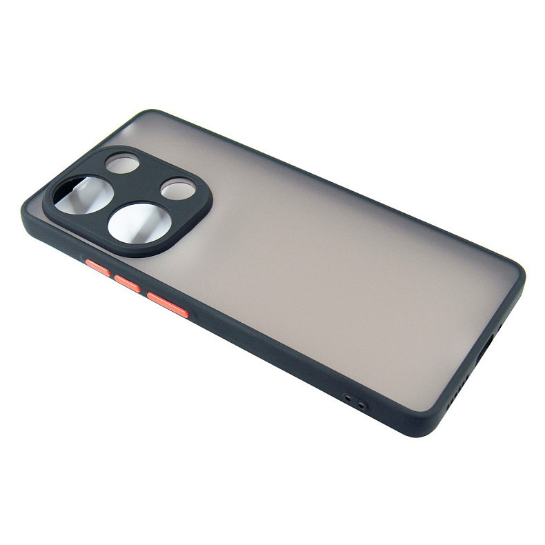 Чохол-накладка Dengos Matt для Poco M6 Pro 4G Black (DG-TPU-MATT-149)