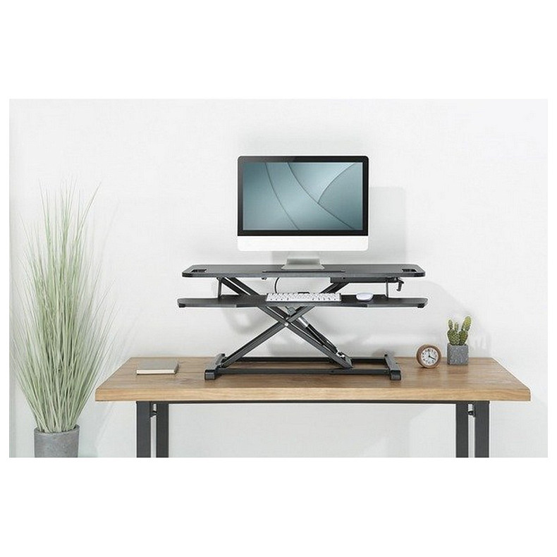 Подставка DIGITUS Ergonomic Workspace Riser, 11-46cm, Black