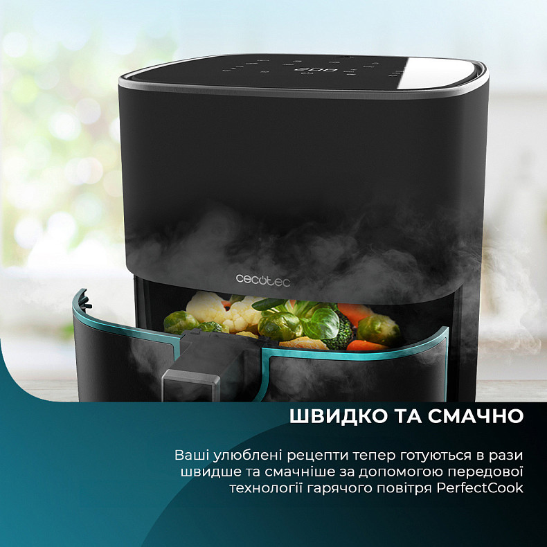 Мультипечь (аэрогриль-фритюрница) CECOTEC Cecofry Fantastik Inox 5500 Acc Kit