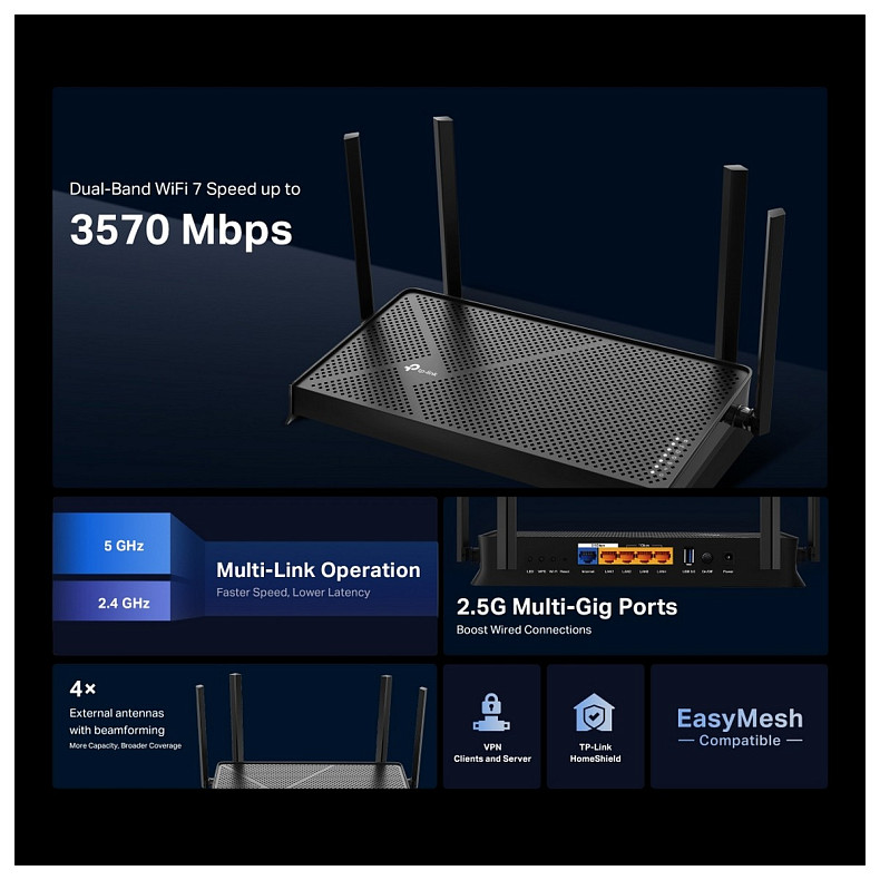 Wi-Fi Роутер TP-Link Archer BE230