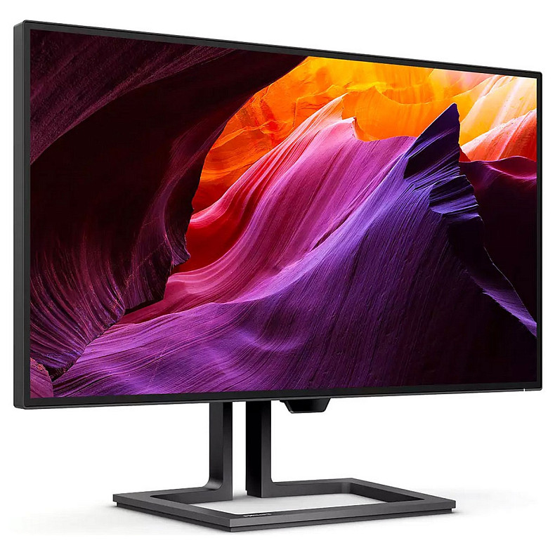 TFT 27" Philips 27B1U7903, 4K UHD, IPS, HDMI, DP, USB-C, RJ-45, USB-hub, HAS, Pivot, колонки, черный