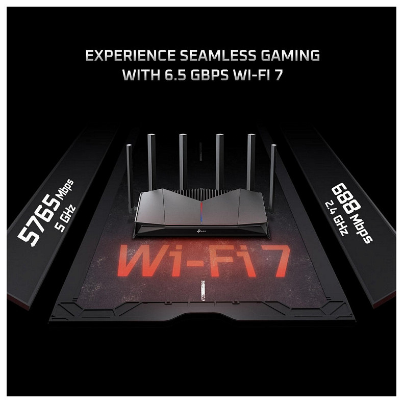 Маршрутизатор TP-LINK Archer GE400 BE6500, 3xGE LAN, 1x2.5GE LAN, 1x2.5GE WAN, 1xUSB3.0 MESH