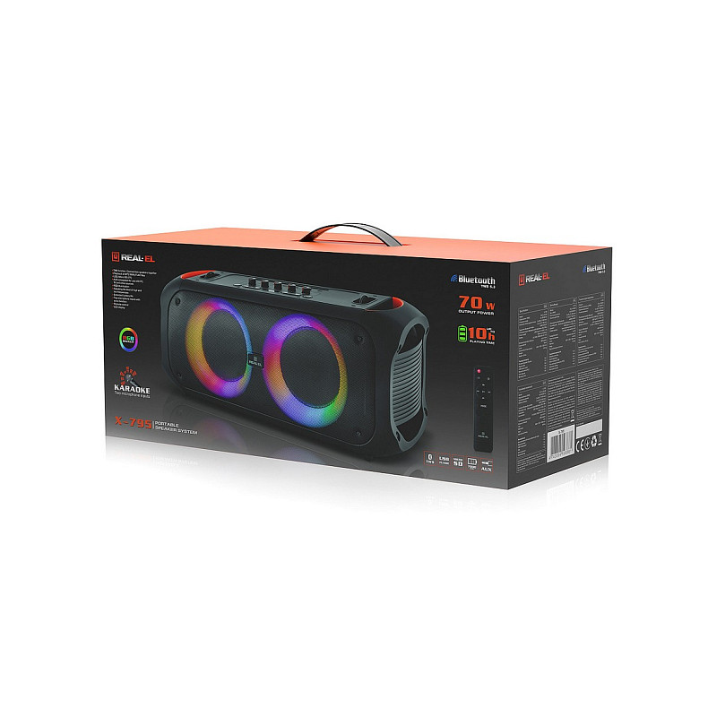 Акустична система REAL-EL X-795 Black