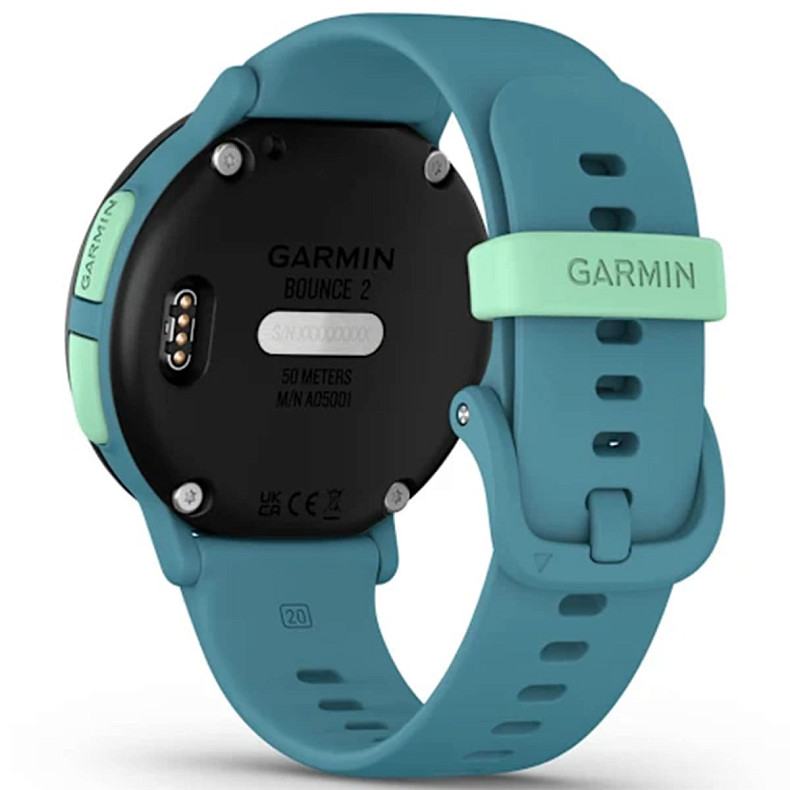 Дитячий смарт-годинник GARMIN Bounce 2 Turquoise (010-03399-02)