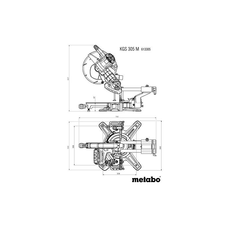 Дискова пилка Metabo KGS 305 M (613305000)