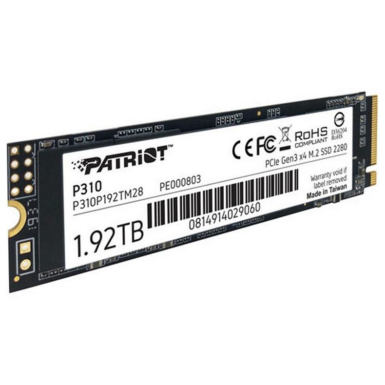 SSD диск Patriot P310 1.92 TB (P310P192TM28)