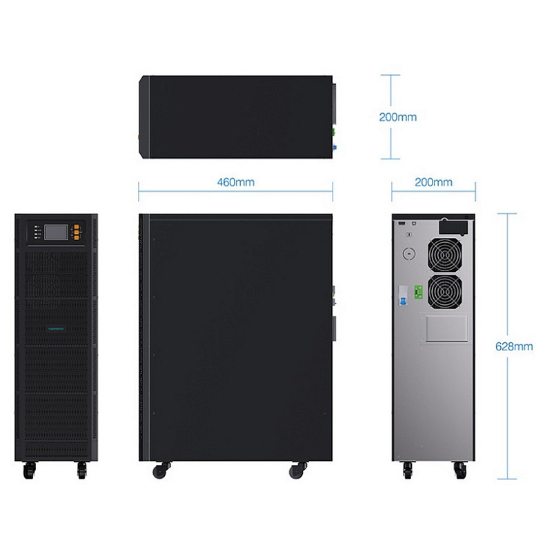 ДБЖ Marsriva MR-US6K, 6кВА/6кВт, 1:1 phase, Smart Online UPS, 16*12V/9Ah