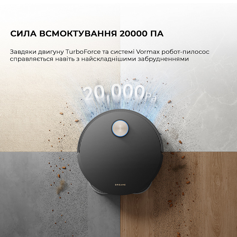 Робот-пылесос моющий Dreame Bot X50 Ultra Black
