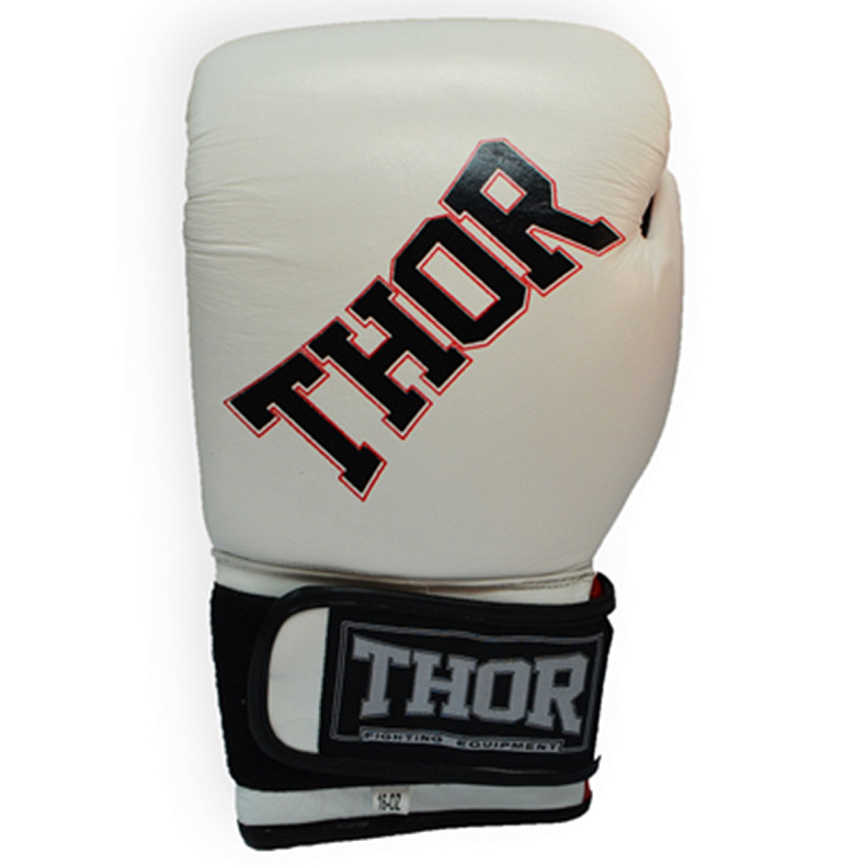 Перчатки боксерские THOR RING STAR 16oz /PU /бело-красно-черные