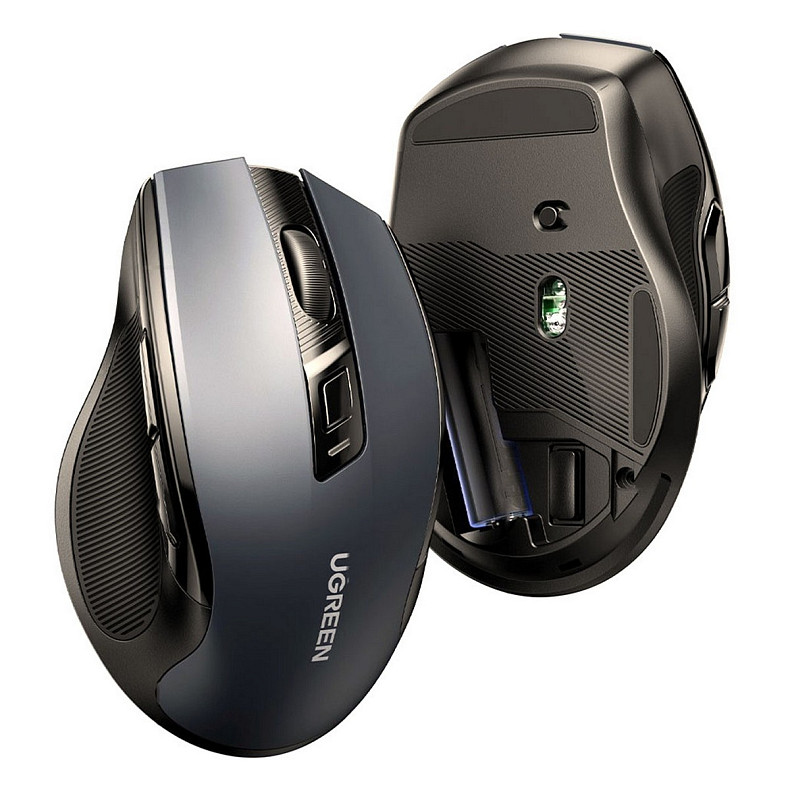 Мышка UGREEN MU006 Bluetooth, 4000dpi., 4кн., Silence Design, Черная